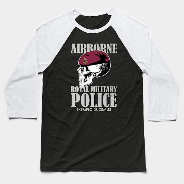 Royal Military Police - Airborne (distressed) Baseball T-Shirt by TCP